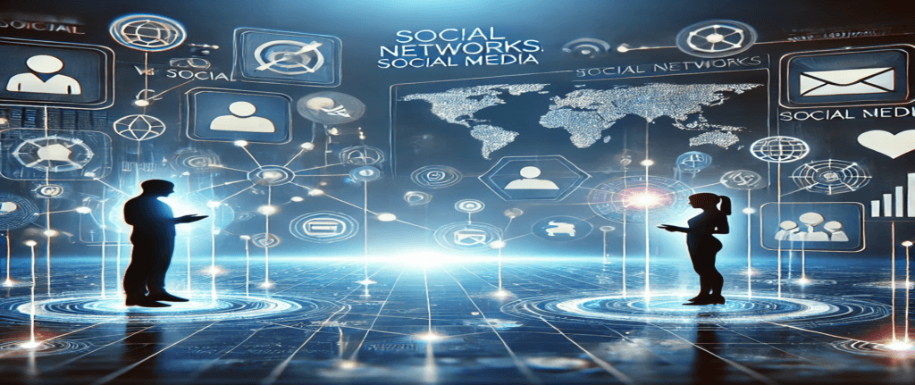 redes sociais e mídias sociais